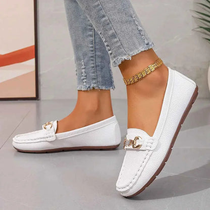 Frida - Klassiska Loafers för Dam