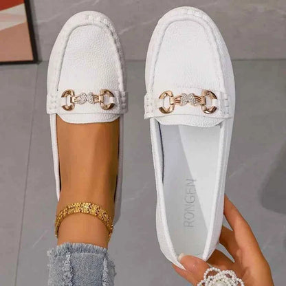 Frida - Klassiska Loafers för Dam