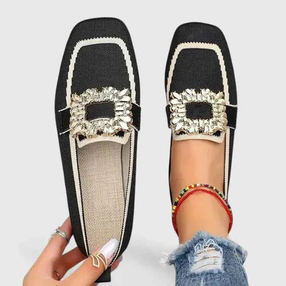 Solveig - Eleganta Ortopediska Loafers för Hela Dagens Komfort