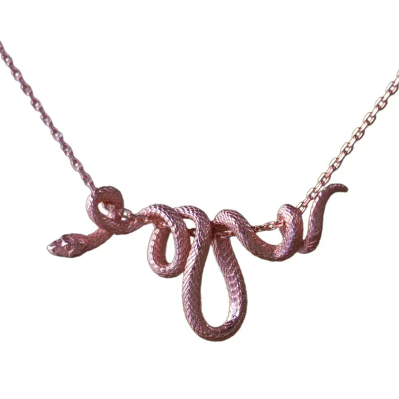 Halsband med ormkedja