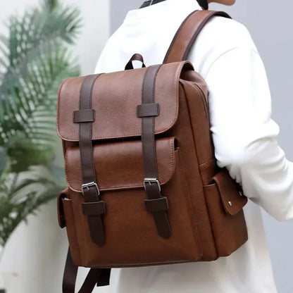 Nomad Retro läderryggsäck