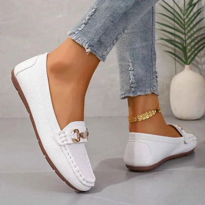 Frida - Klassiska Loafers för Dam