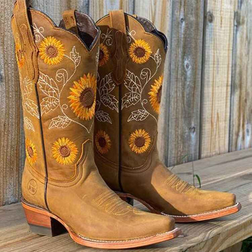 Marigold - Booties i Boho-Chic Stil för Dam