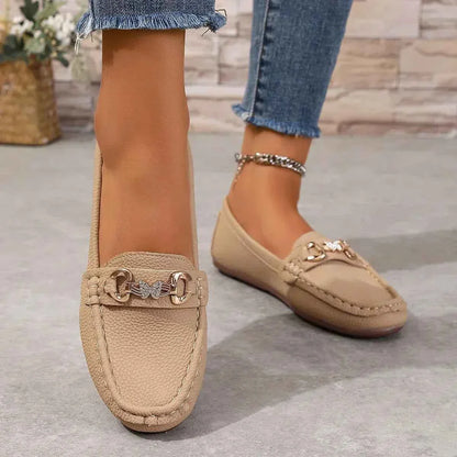 Frida - Klassiska Loafers för Dam
