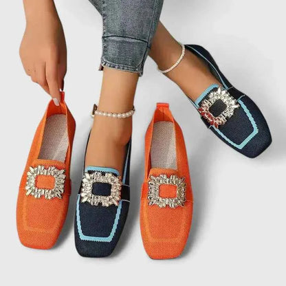 Solveig - Eleganta Ortopediska Loafers för Hela Dagens Komfort