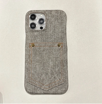iPhone-skal tillverkat av indigodenim