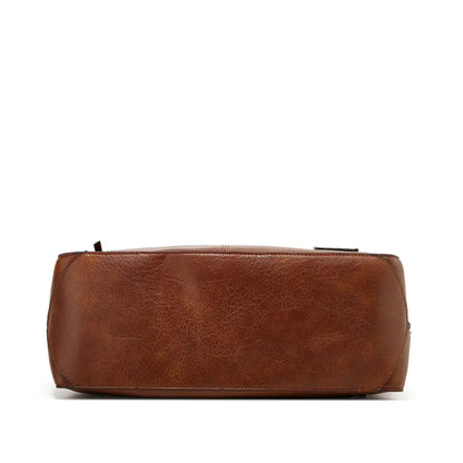 Maureen - läder slouchy hobo-väska