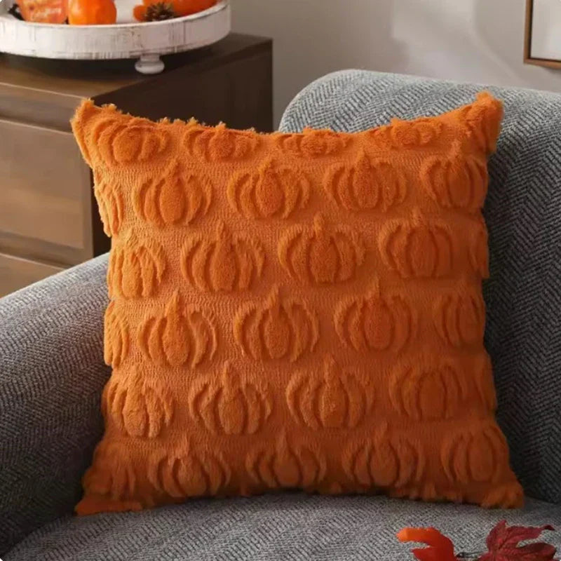 Kuddfodral med pumpamönster