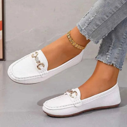 Frida - Klassiska Loafers för Dam