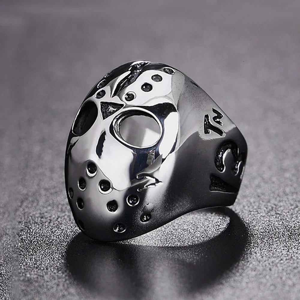 Jason-mask gotisk ring
