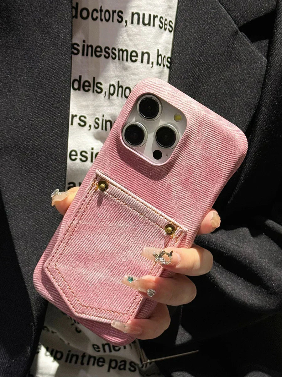 iPhone-skal tillverkat av indigodenim