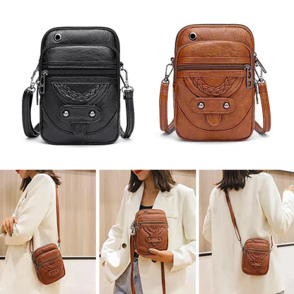 Beth - Veganskt läder Crossbody-telefonväska