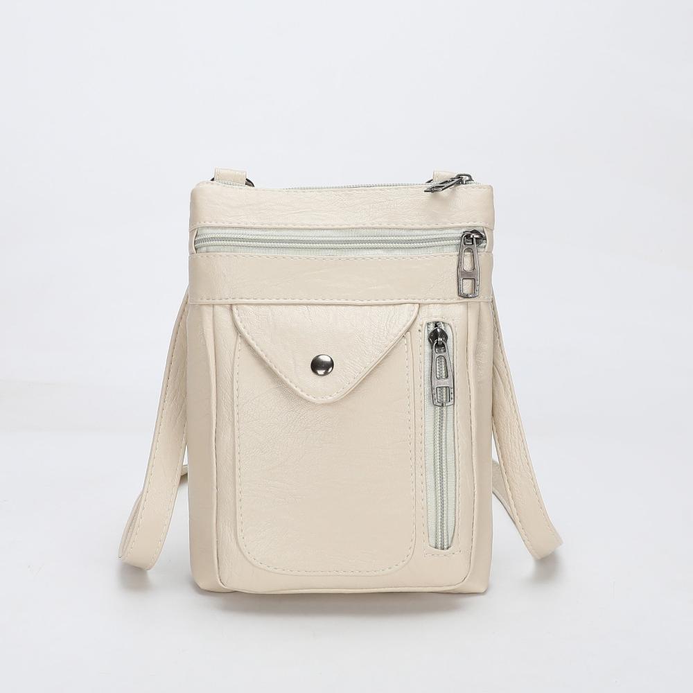 Rebecca - veganskt läder crossbody-axelväska