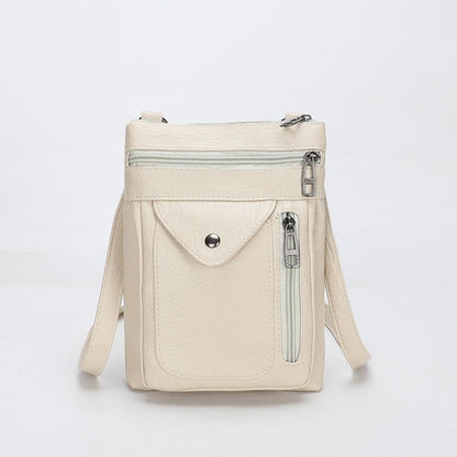 Rebecca - veganskt läder crossbody-axelväska