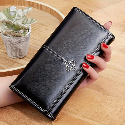 Sandra - Läder bifold plånbok