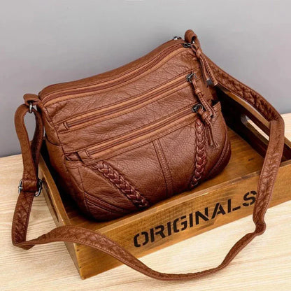 Catherine - Veganskt läder crossbody-axelväska