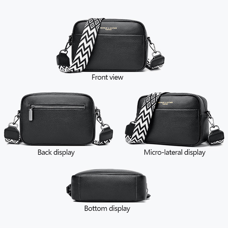 Stella - kornat läder crossbodyväska