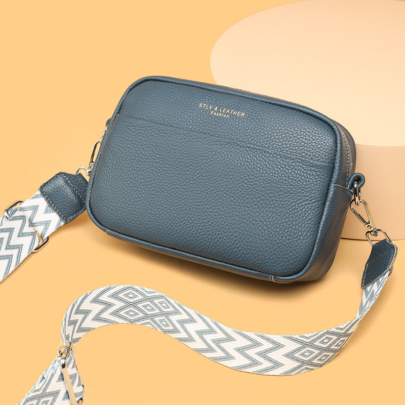 Stella - kornat läder crossbodyväska