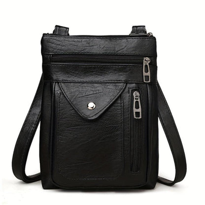 Rebecca - veganskt läder crossbody-axelväska