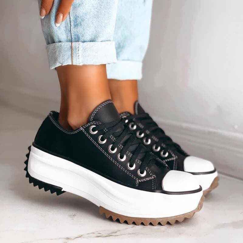 Ekbrun - Snygga Vardagssneakers för Dam
