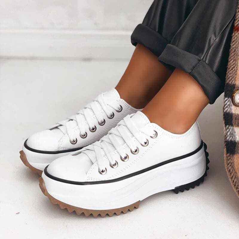 Ekbrun - Snygga Vardagssneakers för Dam