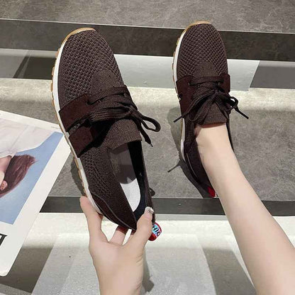Vionne - Stickade Slide-Sandaler, Andningsbar Mesh Instegsmodell för Daglig Komfort