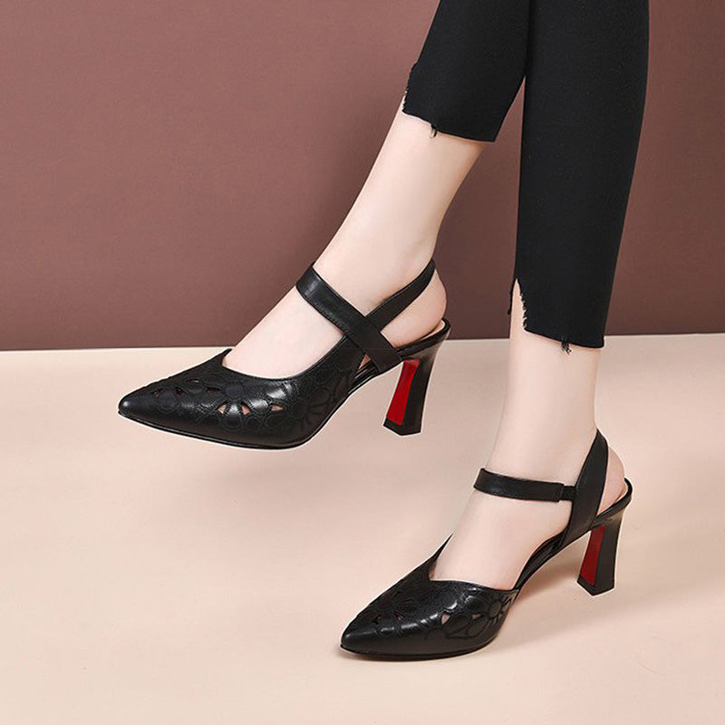 Vera - Eleganta Sandaler med Spetsig Tå för Dam