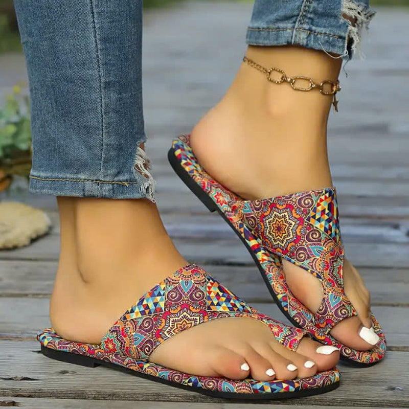 Elsa - Lätta Ortopediska Sandaler i Vintage- och Modern Stil