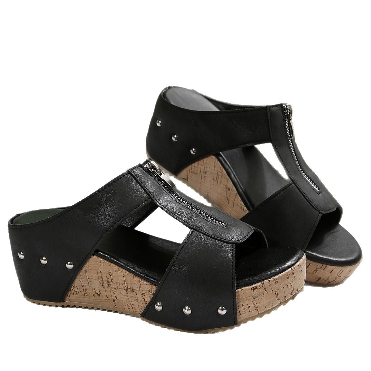 Wilma - Eleganta Ortopediska Sandaler med Kilklack