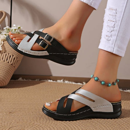 Signe - Sandaler med Tjock Sula, Modernt Modetrend