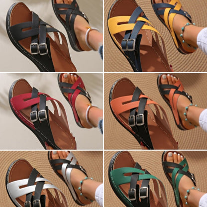 Signe - Sandaler med Tjock Sula, Modernt Modetrend