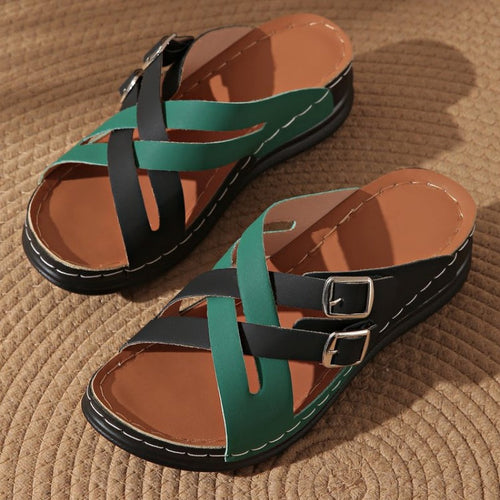 Signe - Sandaler med Tjock Sula, Modernt Modetrend