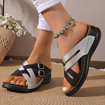 Signe - Sandaler med Tjock Sula, Modernt Modetrend