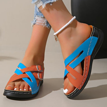 Signe - Sandaler med Tjock Sula, Modernt Modetrend