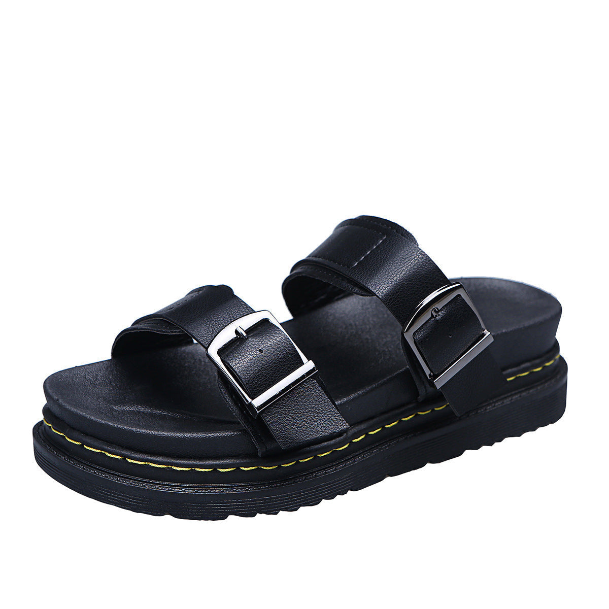 Tova - Sandaler med Spänne och Flexibel Platåsula